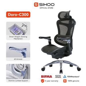 SIHOO Doro C300 V1 Ergonomic Office Chair Mesh Chair Auto Weight Adaptive Recline 6D Armrests Home Office
