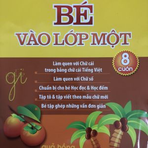Sách: Combo  Bé Vào Lớp Một (Túi 8 Cuốn)