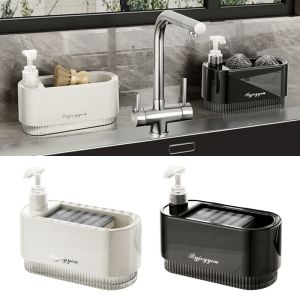 LITTLEX 650ML Bình xịt xà phòng Có thể tái sử dụng Loại báo chí Chai nạp lại sữa tắm Bền bỉ Máy phân phối nước rửa tay Bếp