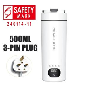❤SG Stock❤ Portable Electric Kettle Thermal Cup portable travel kettle Travel Water Boiler with LCD Smart Water Kettle