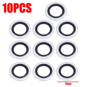40PCS M16 Aluminium Alloy Rubber Gasket Car Oil Sump Drain Plug Sealing Gaskets Rings Washer For Renault Clio Duster Espace Fluence