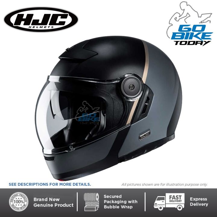 HJC Helmet V90 Mobix MC9SF With 3 Years Warranty By HJC Malaysia Lazada
