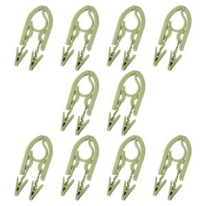 Clothes Hanger With Secure Clips Space Saving Foldable Garment Drying Rack Ideal For Suitcases Dormitory Home Essential