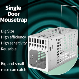 ✅【Large Stock】High Efficient & Sensitive Reusable Mouse Trap Live Rat Rodent Trap Bait Cage