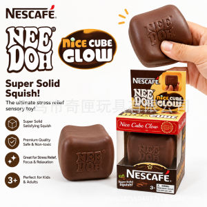 NeeDoh Glow-in-the-dark Nestle coffee cube stress-relief toy made of maltose material slow rebound for stress reduction