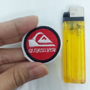 46BRN3 QUICK SILVER surfing bordir hobby bordir patch emblem iron on