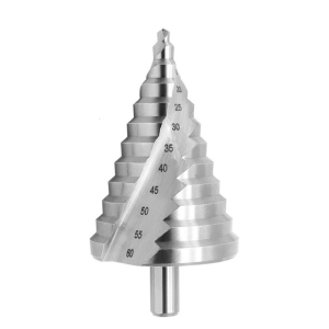 Multiple Size High Speed Steel Step Drill 6-60mm Helical Flute for Precise Drilling in Various Materials Accurate Holes