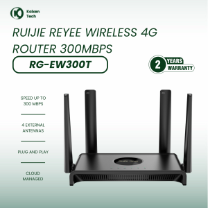 Router Ruijie RG-EW300T Wireless Indoor Cloud Managed WiFi 5 300Mbps Original Bergaransi