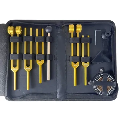 【Latest model】Aluminum Alloy Tuning Fork 128Hz/256Hz/384Hz/136.1Hz/528Hz Sound Therapy Tuning Forks Percussion Instruments