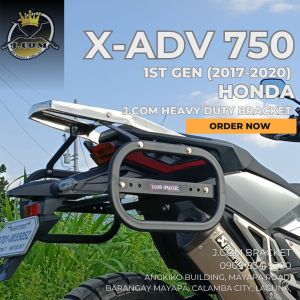 J.COM BRACKET for HONDA X-ADV750 2017-2020 HEAVY DUTY TOPBOX BRACKET (with Side Pannier Bracket)
