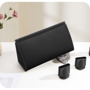 Pu Leather Travel Case  Compatible with Dyson Airwrap Styler Portable Waterproof Dyson Airwrap Travel Organizer Storage Bag for Shark FlexStyle Attachment