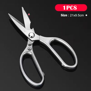 Multi Function Scissors Stainless Steel Cutter Bone Scissors Chicken Barbecue Food Scissor