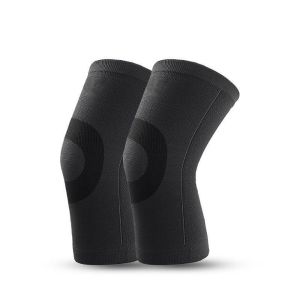 HUNIU 1pair Air Conditioning Room Running 1pair Compression Sleeves Security Protection Knee Support Thin High Elastic Nylon Knee Brace Kneepads Leg Warmer Sport Knee Pad