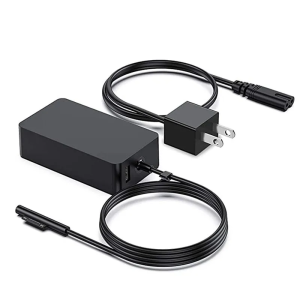 For Microsoft Surface Pro Charger 44W 15V 2.58A Power Supply AC Adapter Compatible Surface Pro6/5/4/3 Model 1769 1796 1800 1724