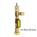 Van thay ti tháo lõi máy lạnh an toàn van chống bỏng sạc gas R22 - R34 - R410 - R32. 