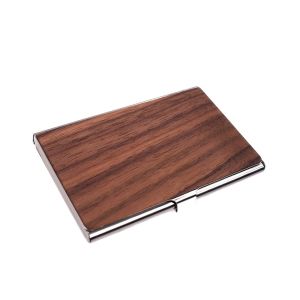 JKDESIGN Thép không gỉ Ví đựng danh thiếp Tối giản Di động Ví đựng thẻ ngân hàng Bền Thiết thực Hộp Thẻ tín dụng Dành cho Nam/Nữ