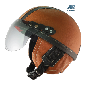 Helm Sepeda Pelindung Kepala Anak Chips Umur Usia 1 2 3 4 5 Tahun Polos Garis Coklat Hitam AINAMA