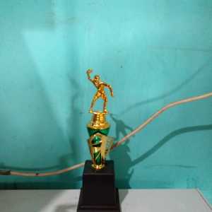 Piala Lomba Juara 1 2 3 4 (PEMAIN TENIS MEJA BODY HIJAU RASER) "costum" FREE STICKER (BOLEH satuan)TERMASUK SETICKER DAN FREE DESIGN