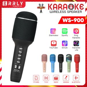 Mic WSTER WS-900 Microphone Karaoke Bluetooth Mikrofon Wireless WS900