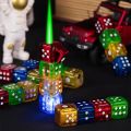 Personality Free Fire Dice Lighter Funny Glowing Toy Butane Refillable Gas Lighter Portable Gadgets For Men Rotatable Lighter. 
