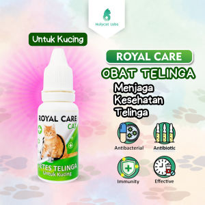 Royal Care Obat Tetes Telinga untuk Kucing dan Anjing 10mL