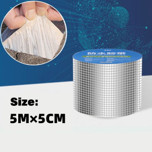 [BUY 1 TAKE 1] Butyl Waterproof Tape Aluminium Foil Strong Seal Tape for Roof Wall Sink Leak Repair Pita Pelekat Kuat Gam Bumbung Bocor 5M x 5/10/20CM