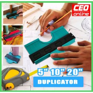 CEO 🇲🇾 Contour Profile Gauge Duplicator Tiling Laminate Tiles Edge Shaping Wood Measure Ruler Home Decor RANDOM COLOUR