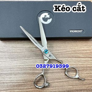 VICHICO Kéo Cắt Tóc Cao Cấp Nhật Bản 6.0 inch Thép S440C Độ Cứng Trên 62HRC Lưỡi Sắc Bén Chất Lượng Tuyệt Vời Kèm Hộp Đựng