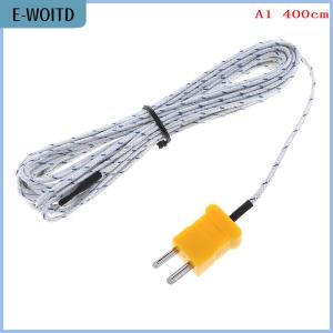 【E-WOITD】 1PC K type temperature sensor thermocouple probe cable wire 0.5 4m