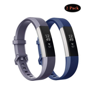 2 Pack Fitbit Alta HR Straps Replacement Sport Bands with Secure Buckle for Fitbit Alta  and Alta HR Fitness Tracker Women Men