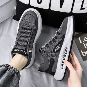 GiiMall Italian mens invisible height-increasing shoes Casual sneakers for men