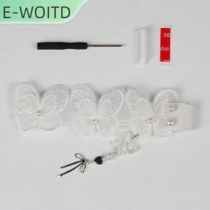 【E-WOITD】 สายรัดคีย์บอร์ดลายลูกไม้กลไกสำหรับตกแต่งคีย์บอร์ดแบบปรับแต่งได้อเนกประสงค์