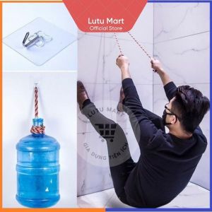 Móc Dán Tường Chịu Lực Trong Suốt Siêu Dính Đa Năng - Lutu Mart