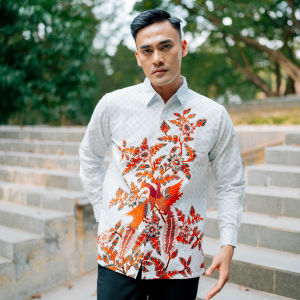 Hadinata Batik Pria Kemeja Panjang Furing Vincent Victoria