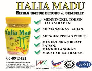 HONEY GINGER HALIA MADU (350GRAM)