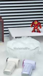 WeHome Turbo Mini fan Rechargeable 3600mAh High Speed Portable Handheld Fan with  Case