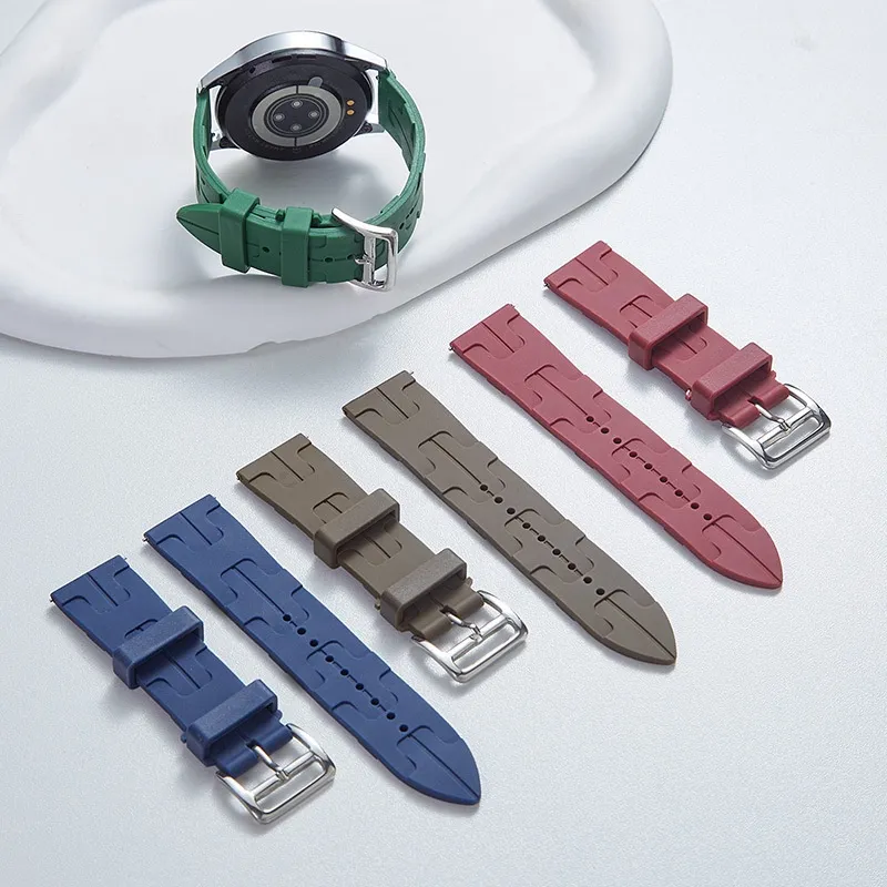 New Sport Silicone Strap Fossil Gen 5E 42mm 44mm Gen Carlyle