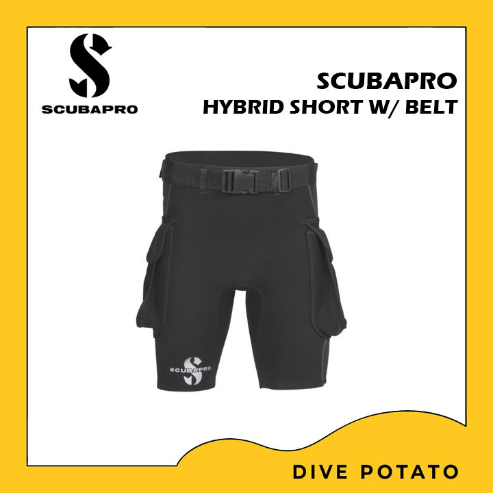 Shorts De Neopreno 5mm Para Buceo Y Surf - Con Bolsillos Y Anillos D, Ajuste Perfecto