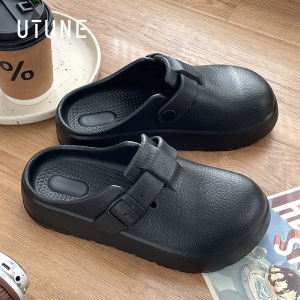 [Free Shipping] Comfortable Thick-Soled WomenS Summer Outdoor Slippers 2025 New Style CoupleS Home EVA Non-Slip MenS Slippers