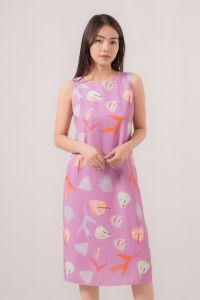 RIMINI - Dress Cewe Non Formal Motif Putungan Textured xs-xl - Locca Dress - 522108