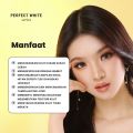 PERFECT WHITE AHA Whitening Serum for Face | 10X AHA 5X Ceramide | Whitening, Moisturizing Gentle Exfoliate | AHA Serum Wajah. 