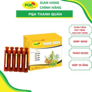 PQA Thanh Quản - khản tiếng mất tiếng nhiều đờm viêm họng viêm thanh quản viêm họng hạt viêm amidan