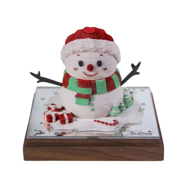 2025 3D Desk Calendar Tear Away Calendars- DIY Paper Carving, Artistic ...