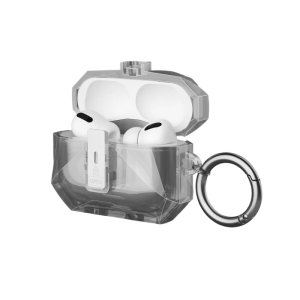 Clear Protective Case For Pods Pro3 Secure Lock Design Includes Cleaning Pen And Keychain Set