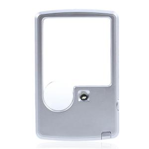 [Top] 3x 6x thẻ tín dụng Kính hiển vi kính hiển vi vuông có đèn Led