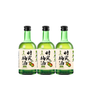 Meijian Time Plum Wine Green Plum Flavor 8% Alcohol 330ml Fruity Plum Wine Low Alcohol Wine 【梅见】时光梅酒 青梅酒