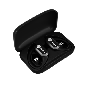 Jeep EW129 Wireless Earbuds Bluetooth Headphones 35hrs Play Back Sport Earphones with LED Display Over-Ear Buds with Earhooks Built-in Mic Headset for Workout