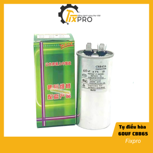 Tụ điều hòa Tụ block điều hòa 60UF 450V CBB65 chất lượng tốt - Fixpro