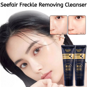 Seefair Freckle Removing Cleanser Whitening Brighten Skin Tone Deeply Clean Pores Remove Blackhead Moisturizing Skin Care