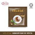 VELESA Hainan Kopi Cham 3 In 1 With Teh Kopi + Teh Segera 海南咖啡茶 (35g x 20 Sachets x 1 Pack). 